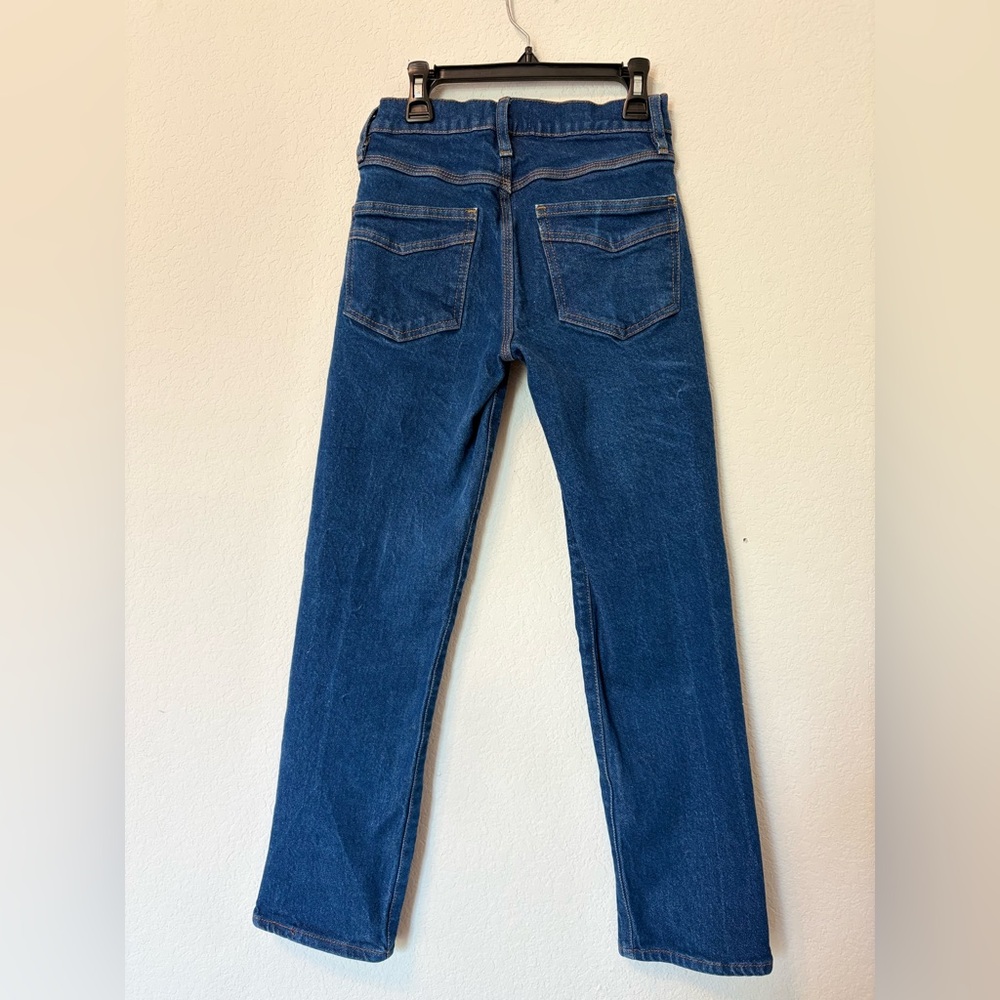 FRAME Le High Straight Jeans Women’s Size 24 Dark Wash High Rise Classic Fit - Picture 2 of 8